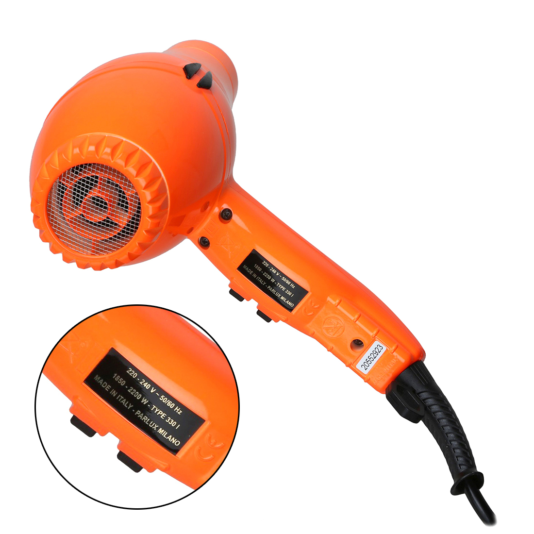 2200 Advance Light Ceramic Ionic PARLUX 0901 Adv orange